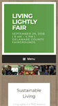 Mobile Screenshot of livinglightlyfair.org